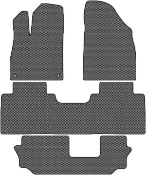 Коврики ЭВА "Сота" для GAC GS8 II (suv) 2023 - Н.В., серые, 4шт.