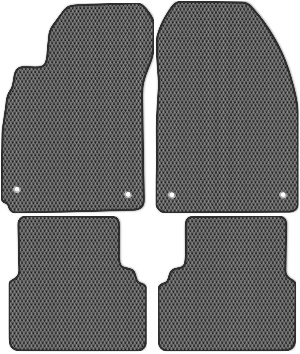 Коврики "EVA сота" в салон Saab 9.3 (универсал) 2005 - 2007, серые 4шт.