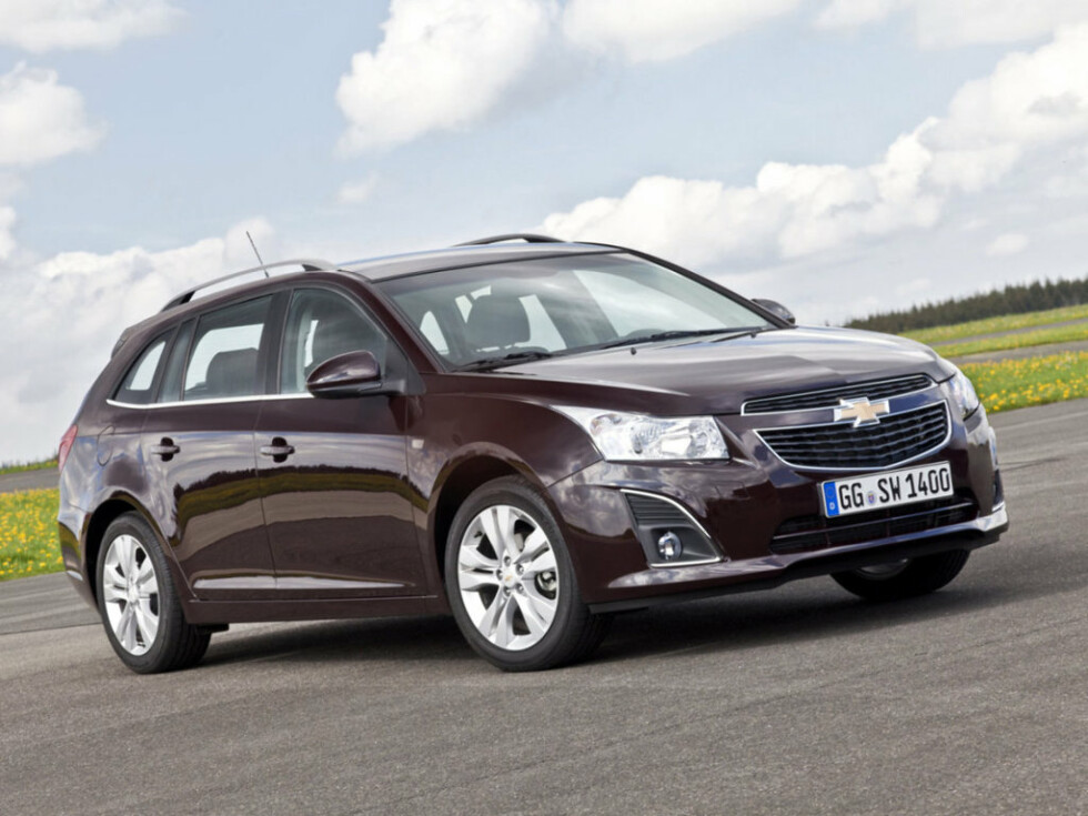 Коврики ЭВА "EVA ромб" для Chevrolet Cruze I (универсал / J308) 2012 - 2015, черные, 5шт.