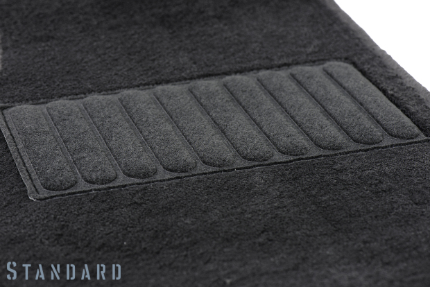 Коврики текстильные "Стандарт" для Hyundai Solaris I (седан / RB) 2010 - 2014, черные, 1шт.