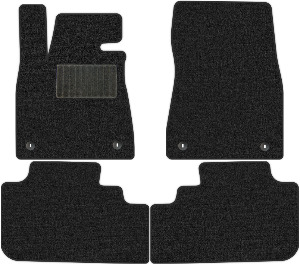 Коврики текстильные "Комфорт" для Lexus RX350 IV (suv / GGL25) 2015 - 2019, темно-серые, 4шт.
