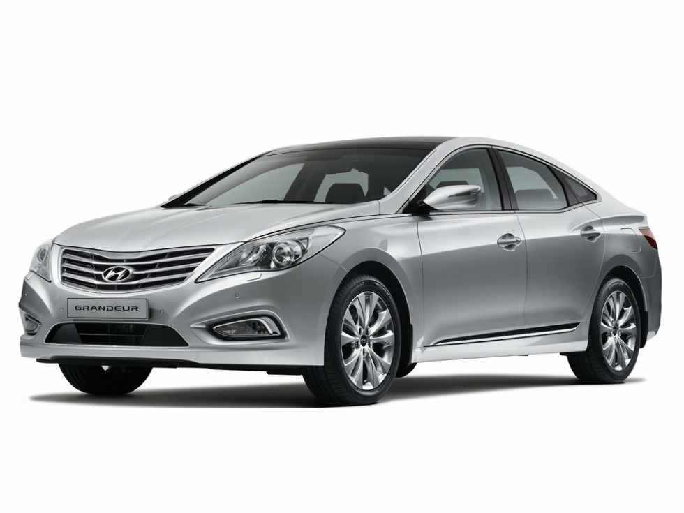 Коврики текстильные "Классик" для Hyundai Grandeur V (седан / HG) 2012 - 2015, черные, 5шт.