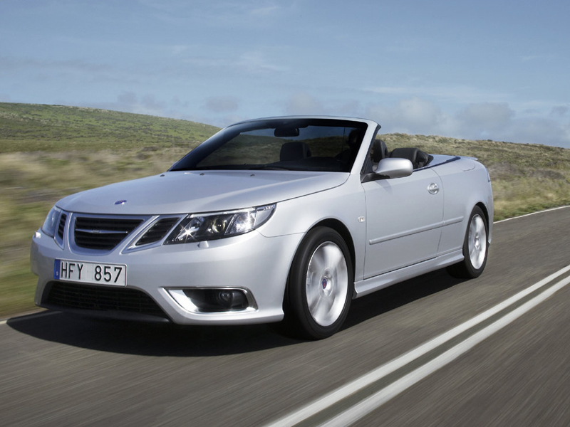 Коврики ЭВА "EVA сота" для Saab 9.3 (кабриолет) 2007 - 2011, серые, 4шт.